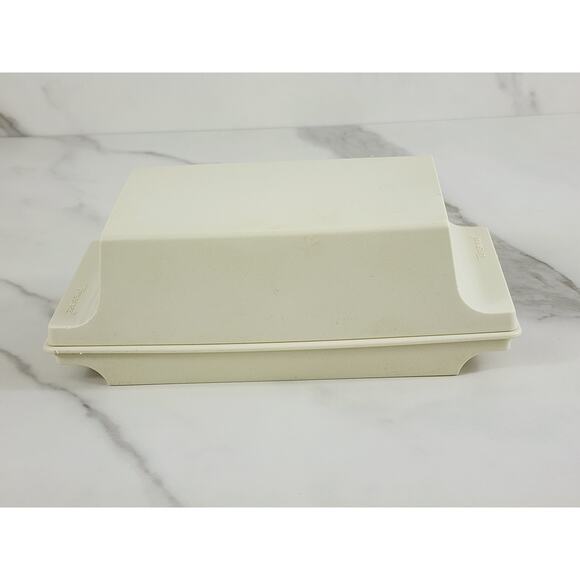 Tupperware Butter Dish Cheese Storage Dinnerware #1512-6 Made in USA Vintage - Picture 2 of 12